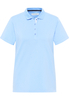 Poloshirt in hellblau unifarben