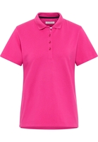 Poloshirt in pink unifarben