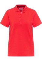 Poloshirt in rot unifarben