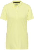 Poloshirt in vanille unifarben