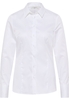 Satin Shirt Bluse in weiß unifarben