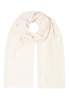 Schal in off-white unifarben