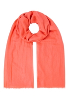 Schal in orange unifarben