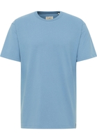 Shirt in blau unifarben