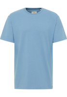 Shirt in blau unifarben