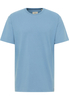 Shirt in blau unifarben