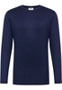 Shirt in dunkelblau unifarben