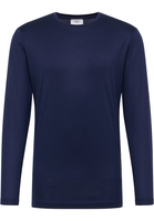 Shirt in dunkelblau unifarben