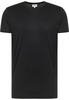 Shirt in schwarz unifarben