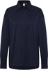 Signature Shirt Bluse in navy unifarben