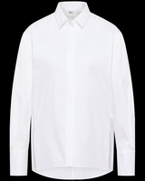 Signature Shirt Bluse in weiß unifarben