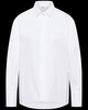 Signature Shirt Bluse in weiß unifarben