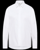 Signature Shirt Bluse in weiß unifarben