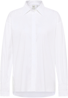 Signature Shirt Bluse in weiß unifarben