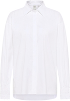 Signature Shirt Bluse in weiß unifarben