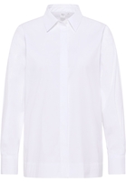 Signature Shirt Bluse in weiß unifarben