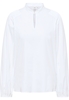 Signature Shirt Bluse in weiß unifarben