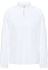 Signature Shirt Bluse in weiß unifarben