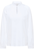 Signature Shirt Bluse in weiß unifarben