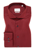 SLIM FIT Cover Shirt in dunkelrot unifarben