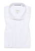 SLIM FIT Cover Shirt in weiß unifarben