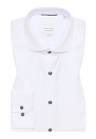 SLIM FIT Cover Shirt in weiß unifarben
