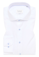 SLIM FIT Cover Shirt in weiß unifarben