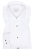SLIM FIT Cover Shirt in weiß unifarben
