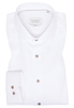 SLIM FIT Cover Shirt in weiß unifarben