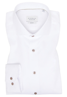 SLIM FIT Cover Shirt in weiß unifarben