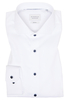 SLIM FIT Cover Shirt in weiß unifarben