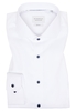 SLIM FIT Cover Shirt in weiß unifarben