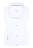 SLIM FIT Cover Shirt in weiß unifarben