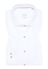 SLIM FIT Cover Shirt in weiß unifarben