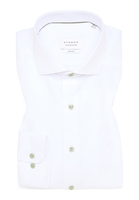 SLIM FIT Cover Shirt in weiß unifarben
