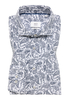 SLIM FIT Hemd in blau bedruckt