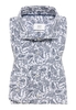 SLIM FIT Hemd in blau bedruckt