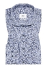 SLIM FIT Hemd in blau bedruckt