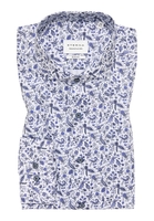 SLIM FIT Hemd in blau bedruckt