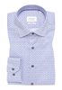 SLIM FIT Hemd in blau bedruckt