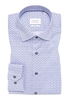 SLIM FIT Hemd in blau bedruckt