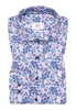 SLIM FIT Hemd in blau bedruckt
