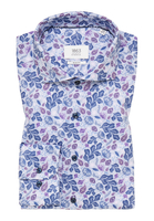 SLIM FIT Hemd in blau bedruckt