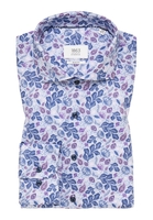 SLIM FIT Hemd in blau bedruckt
