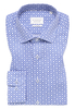 SLIM FIT Hemd in blau bedruckt