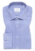 SLIM FIT Hemd in blau bedruckt