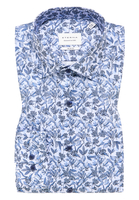 SLIM FIT Hemd in blau bedruckt
