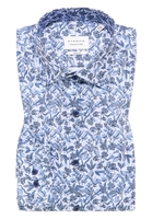 SLIM FIT Hemd in blau bedruckt