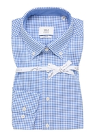 SLIM FIT Hemd in blau kariert