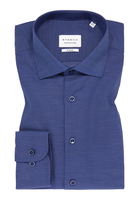SLIM FIT Hemd in blau strukturiert